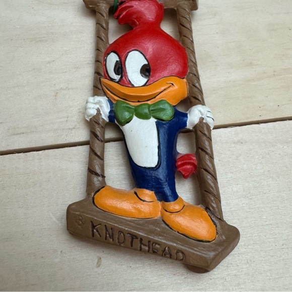 Walter Lantz Productions Inc KNOTHEAD 1975 Metal Ornament - Picture 2 of 6